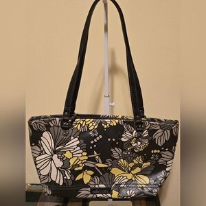 Sakroots Yellow and Gray Floral Tote
